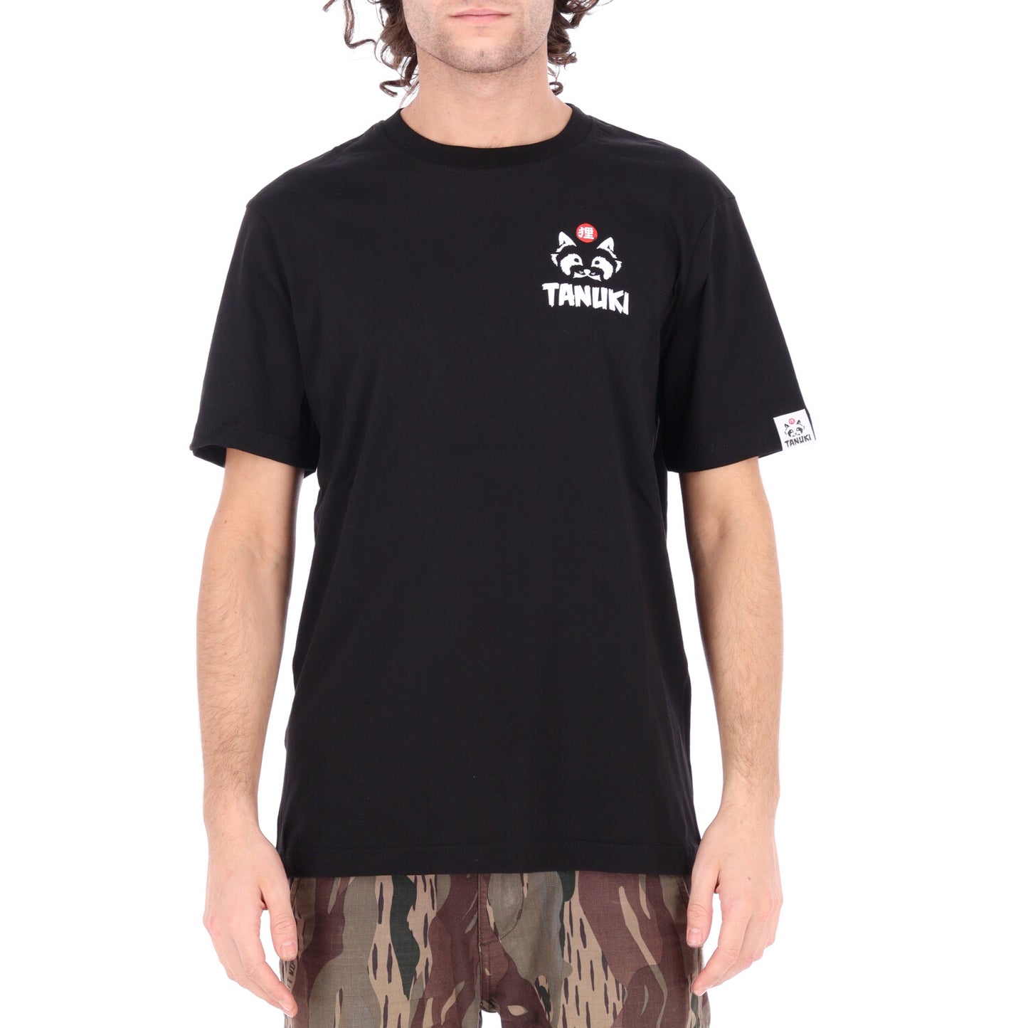TANUKI T-SHIRT SMALL FACE LOGO UOMO