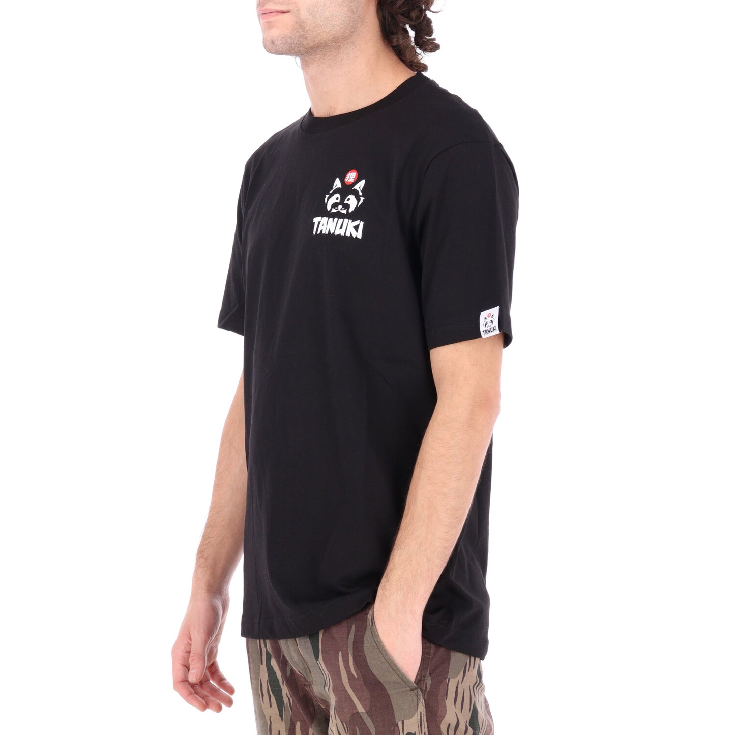 TANUKI T-SHIRT SMALL FACE LOGO UOMO