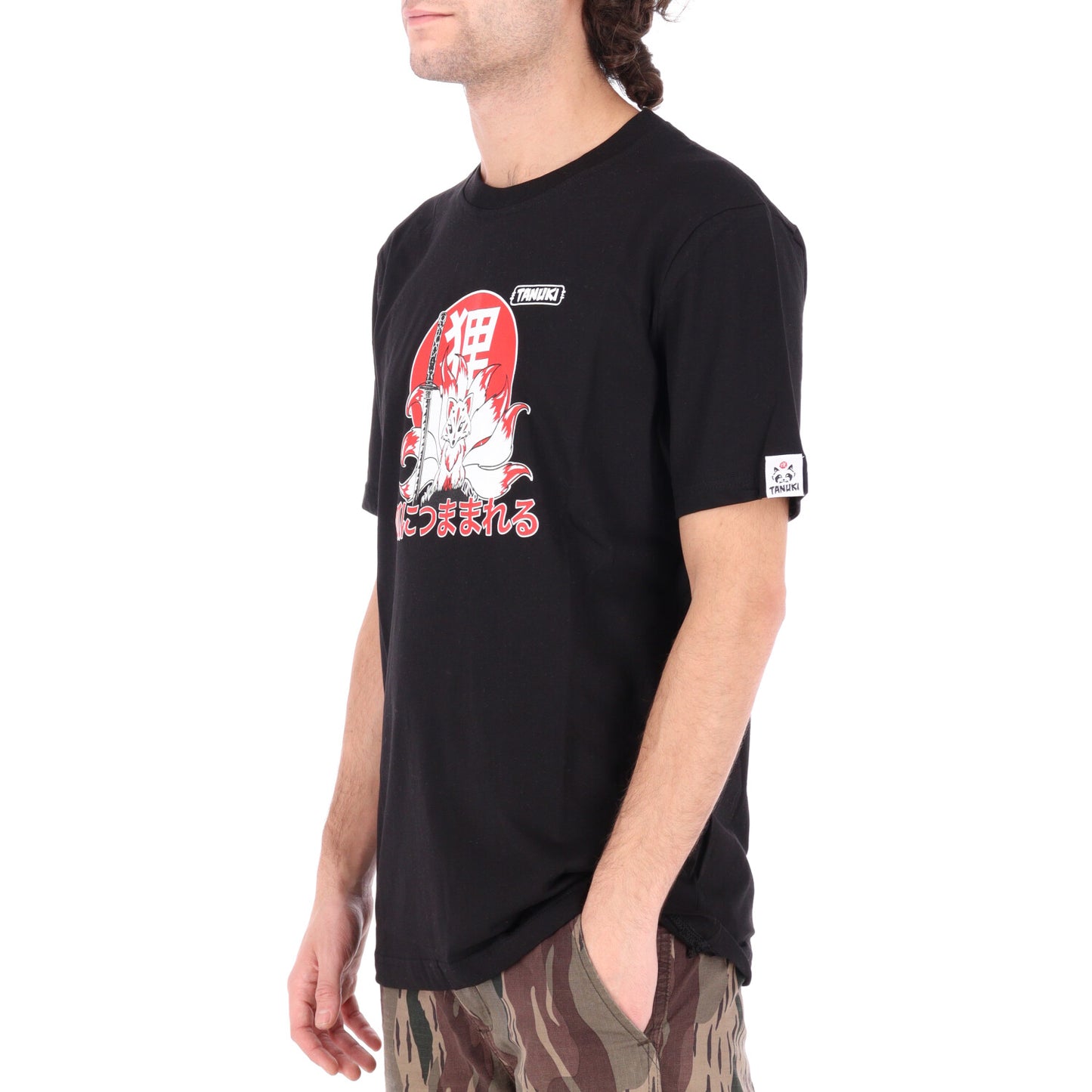 TANUKI FACE LOGO CAP SWEATSHIRT