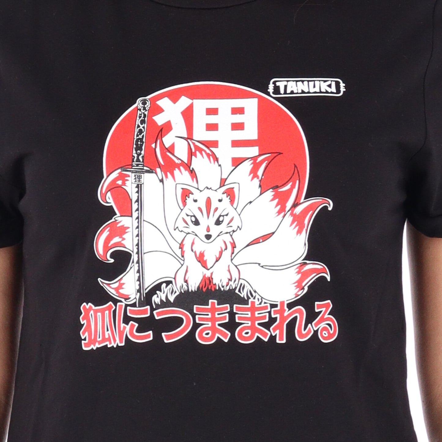 TANUKI CROP TEE KITSUNE