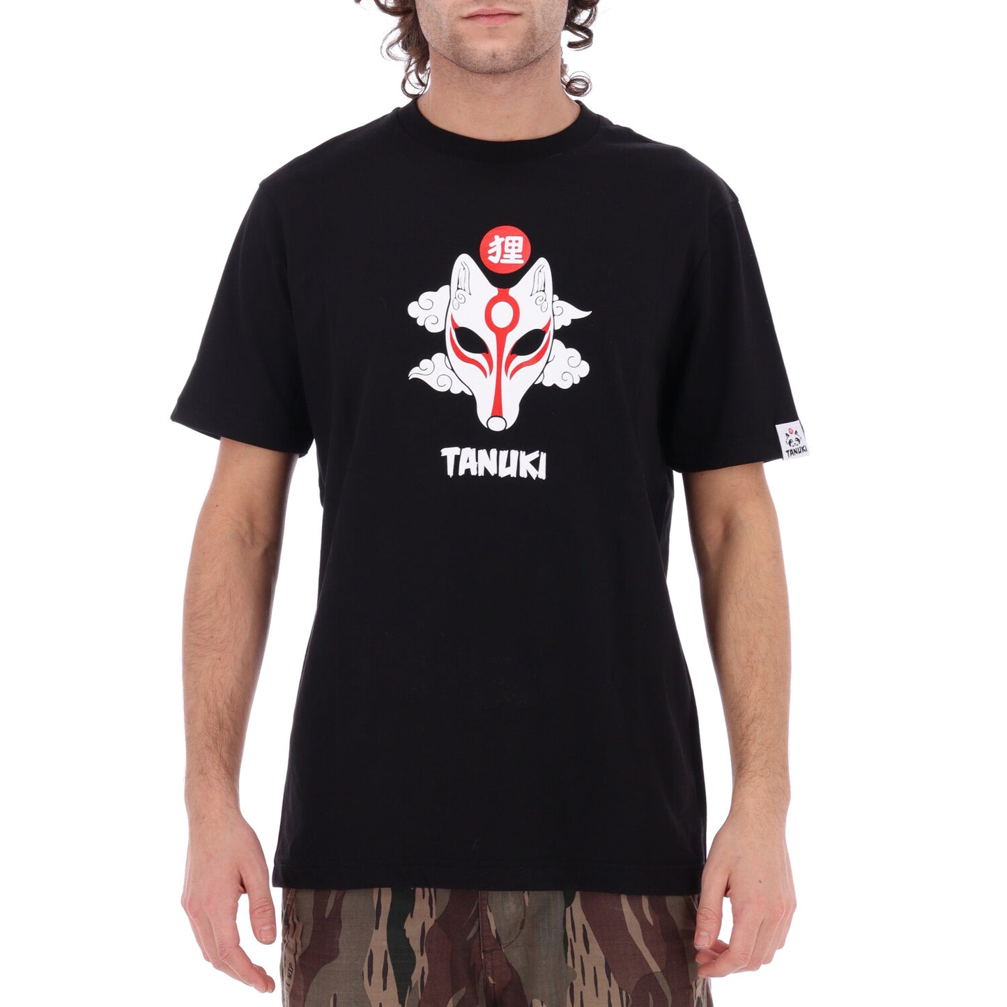 TANUKI T-SHIRT KITSUNE MASK