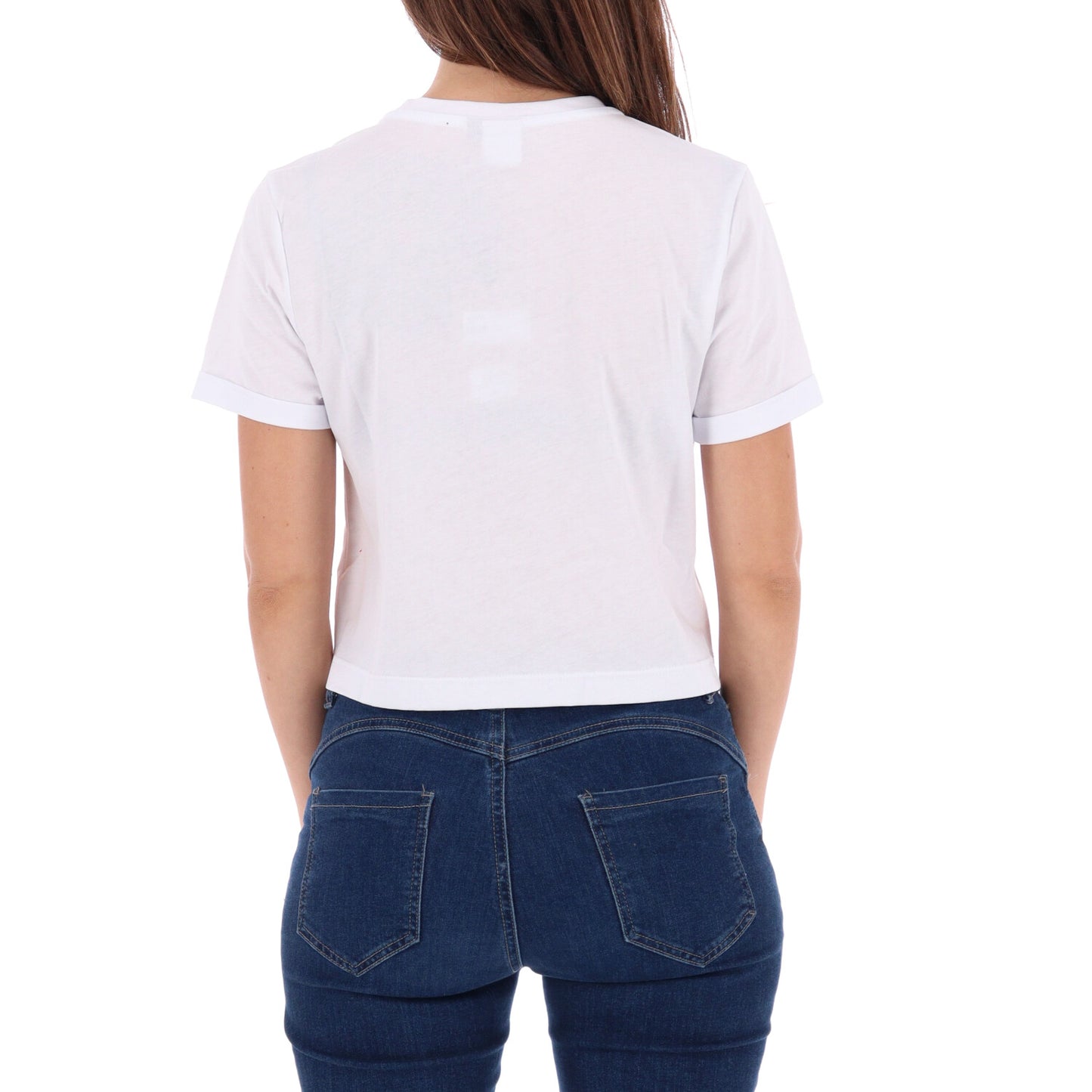 TANUKI CROP TEE MINI BOX LOGO DONNA
