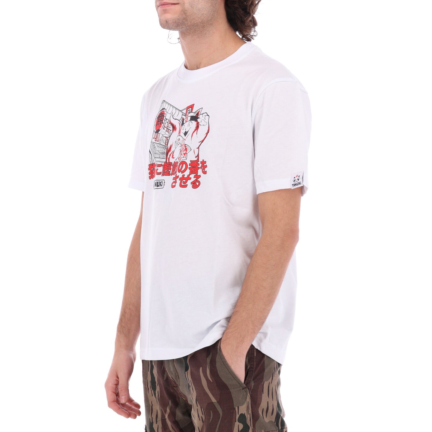 TANUKI FACE LOGO CAP SWEATSHIRT