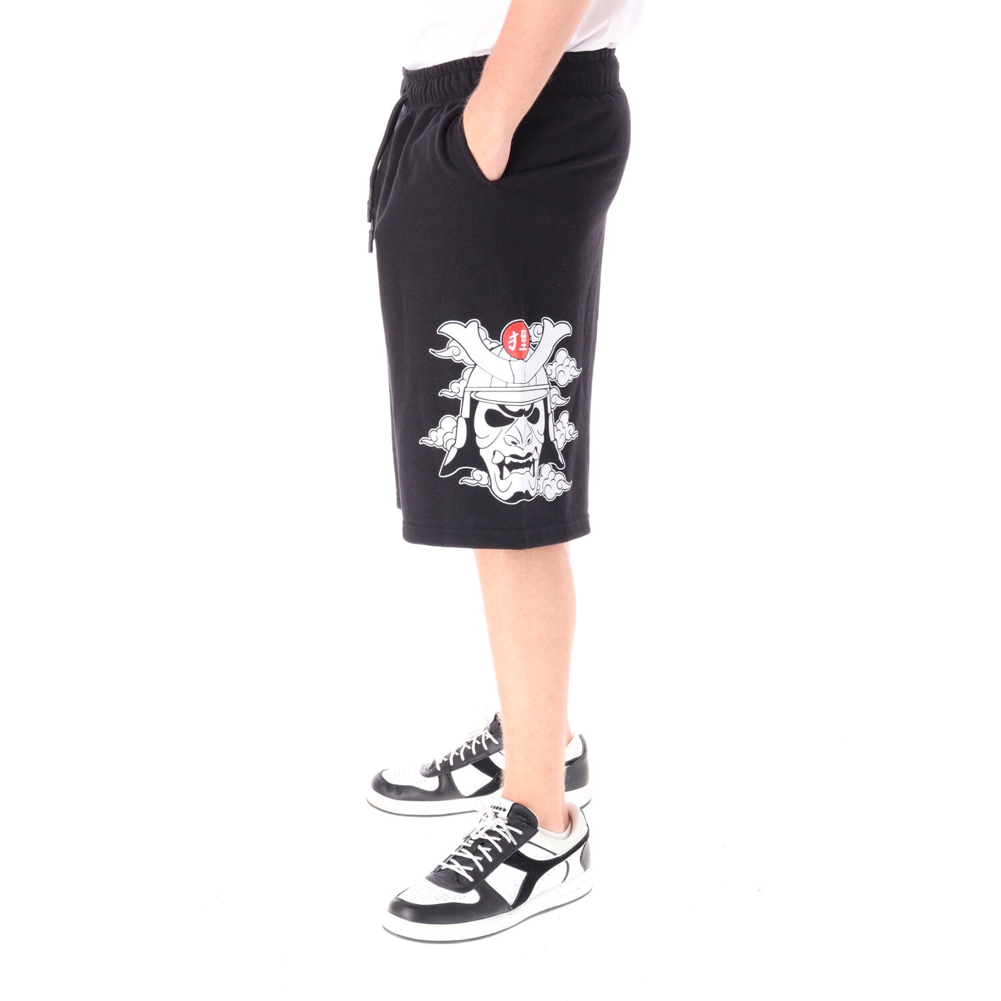 TANUKI SHORTS SAMURAI MASK UOMO