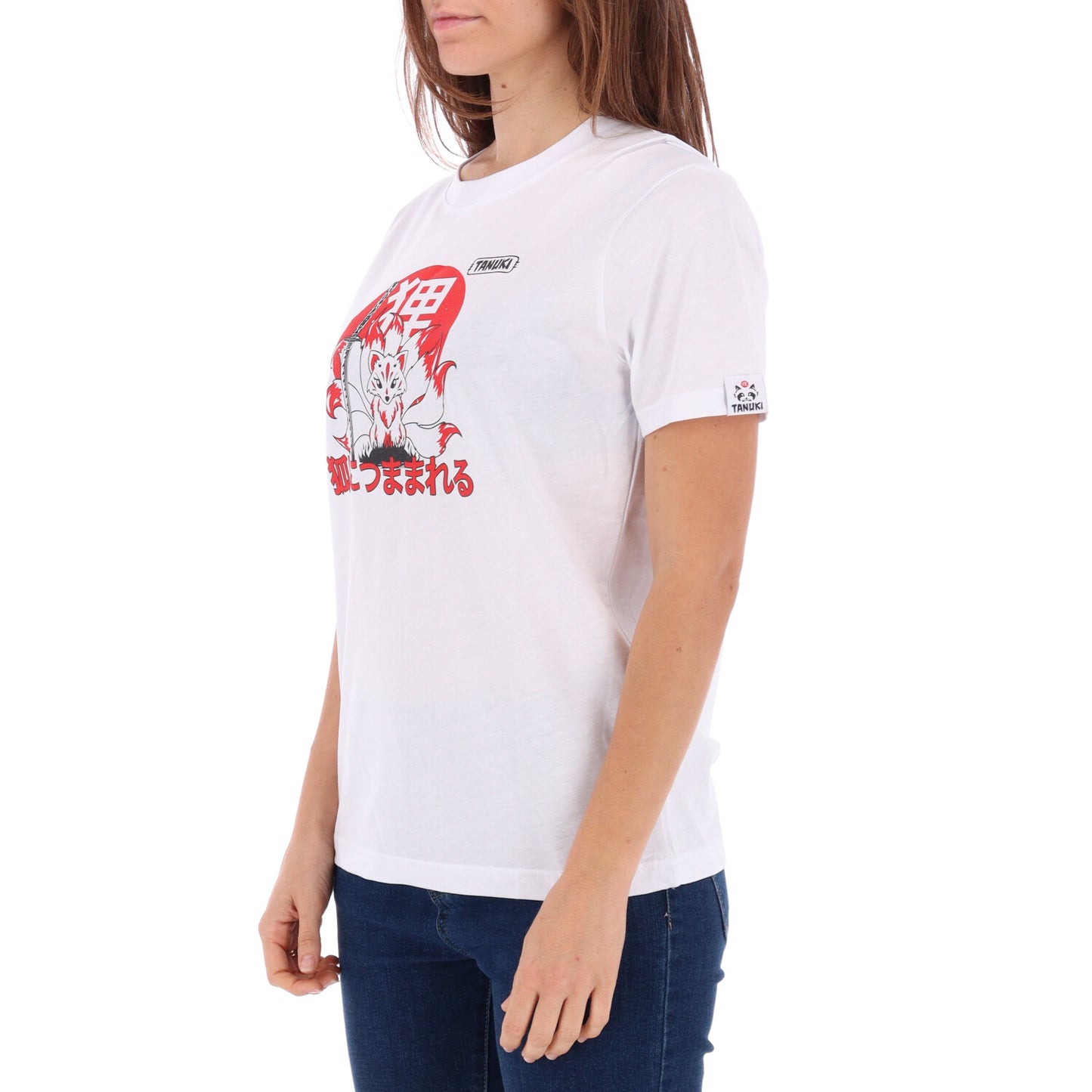 TANUKI T-SHIRT KITSUNE DONNA
