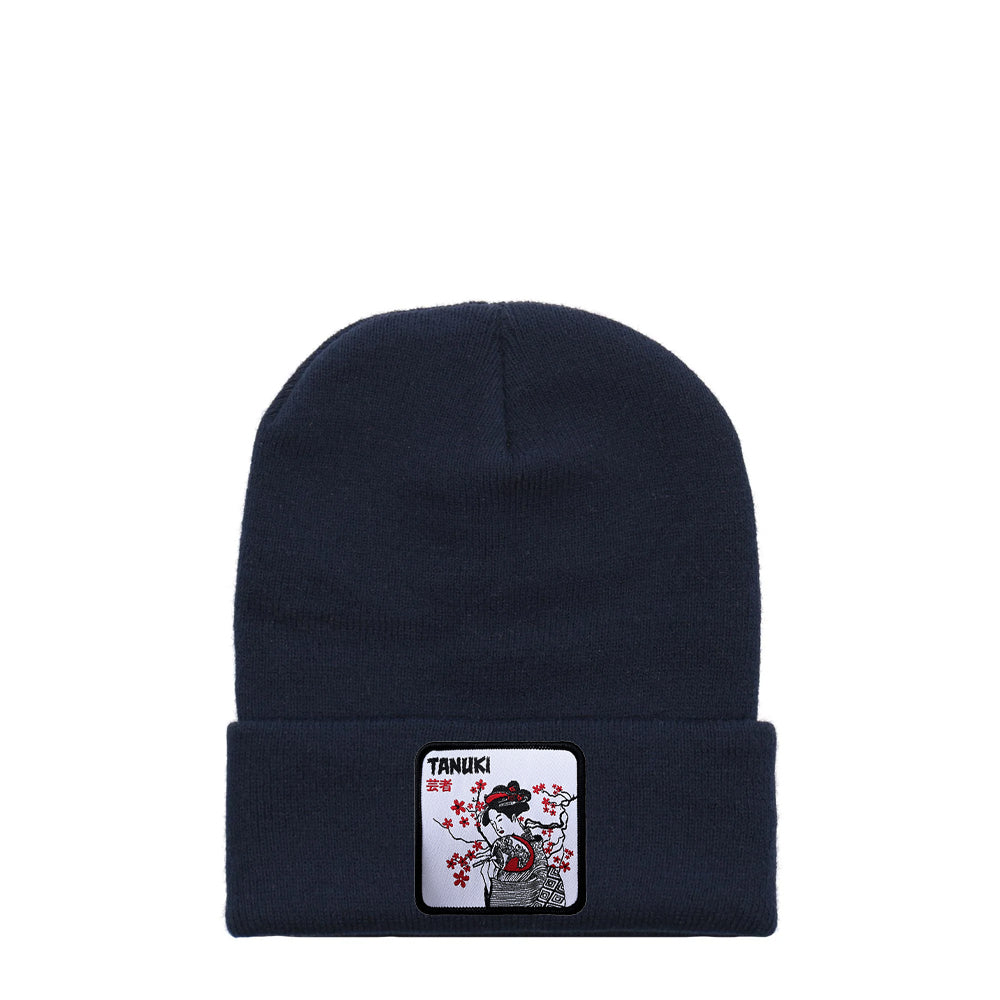 TANUKI BEANIES PATCH GEISHA