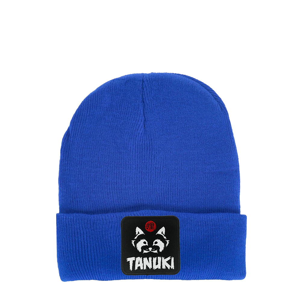 TANUKI BEANIES PATCH LOGO BLACK