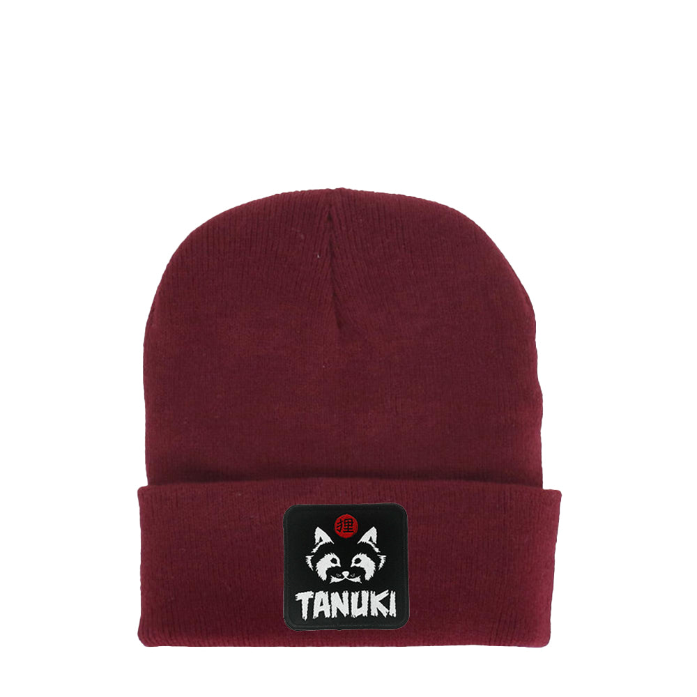 TANUKI BEANIES PATCH LOGO BLACK