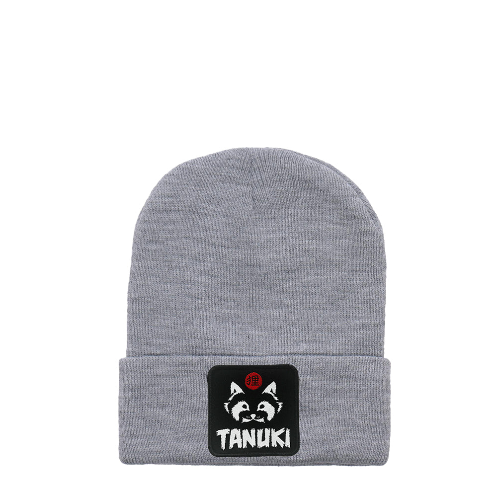 TANUKI BEANIES PATCH LOGO BLACK