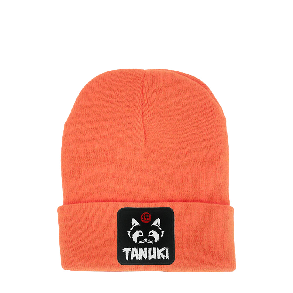TANUKI BEANIES PATCH LOGO BLACK