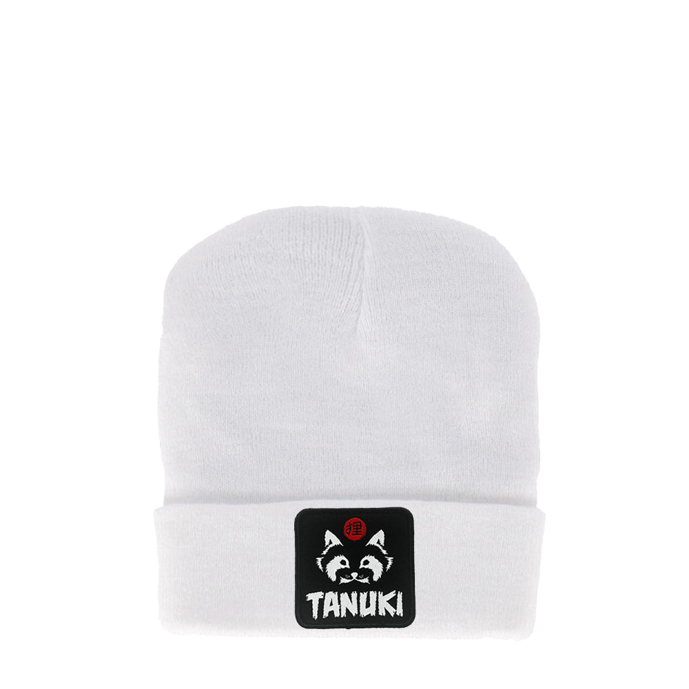 TANUKI BEANIES PATCH LOGO BLACK