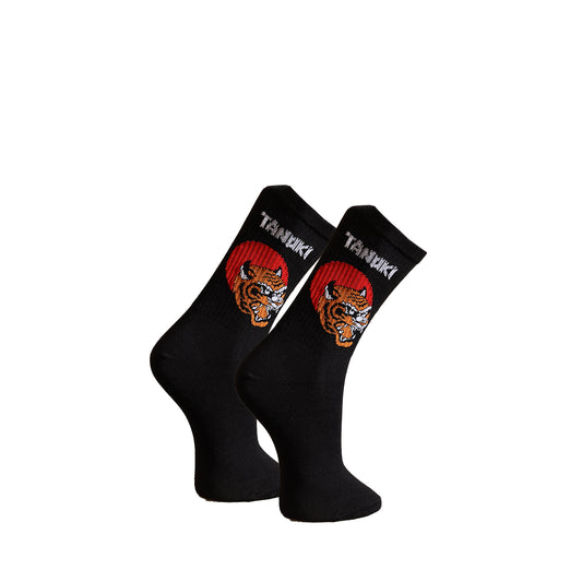 TANUKI TORA SOCKS BLACK
