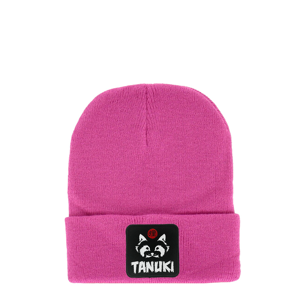 TANUKI BEANIES PATCH LOGO BLACK