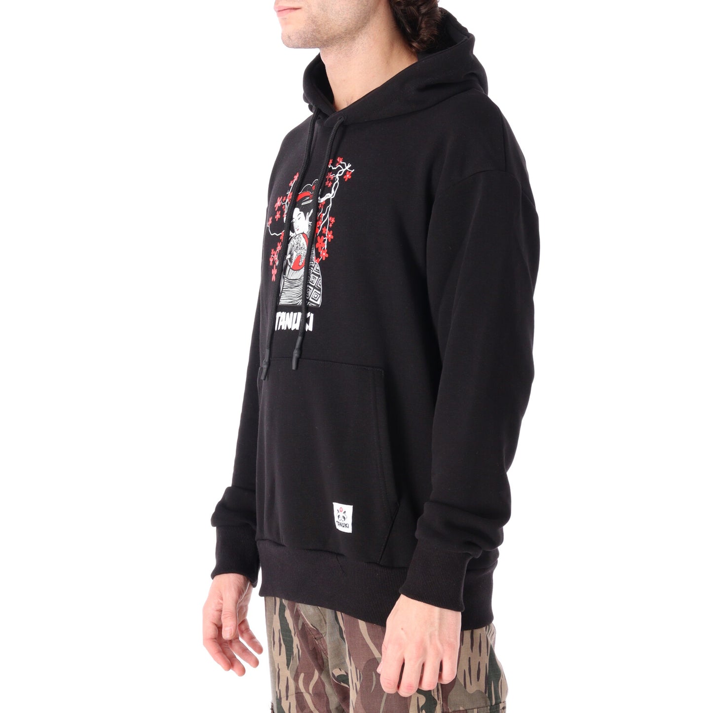TANUKI FACE LOGO CAP SWEATSHIRT