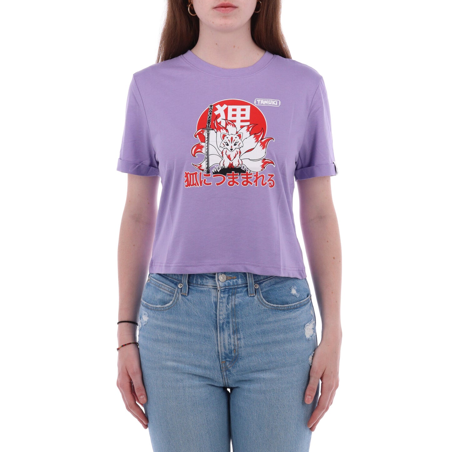 TANUKI CROP TEE KITSUNE