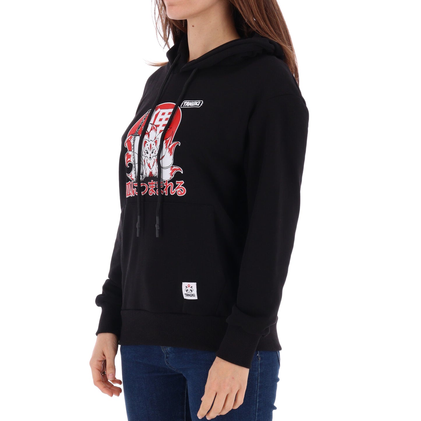 TANUKI FACE LOGO CAP SWEATSHIRT