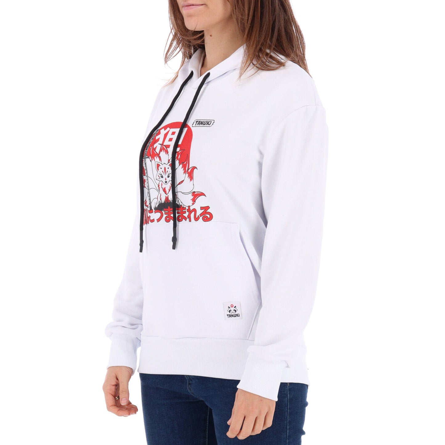TANUKI FACE LOGO CAP SWEATSHIRT