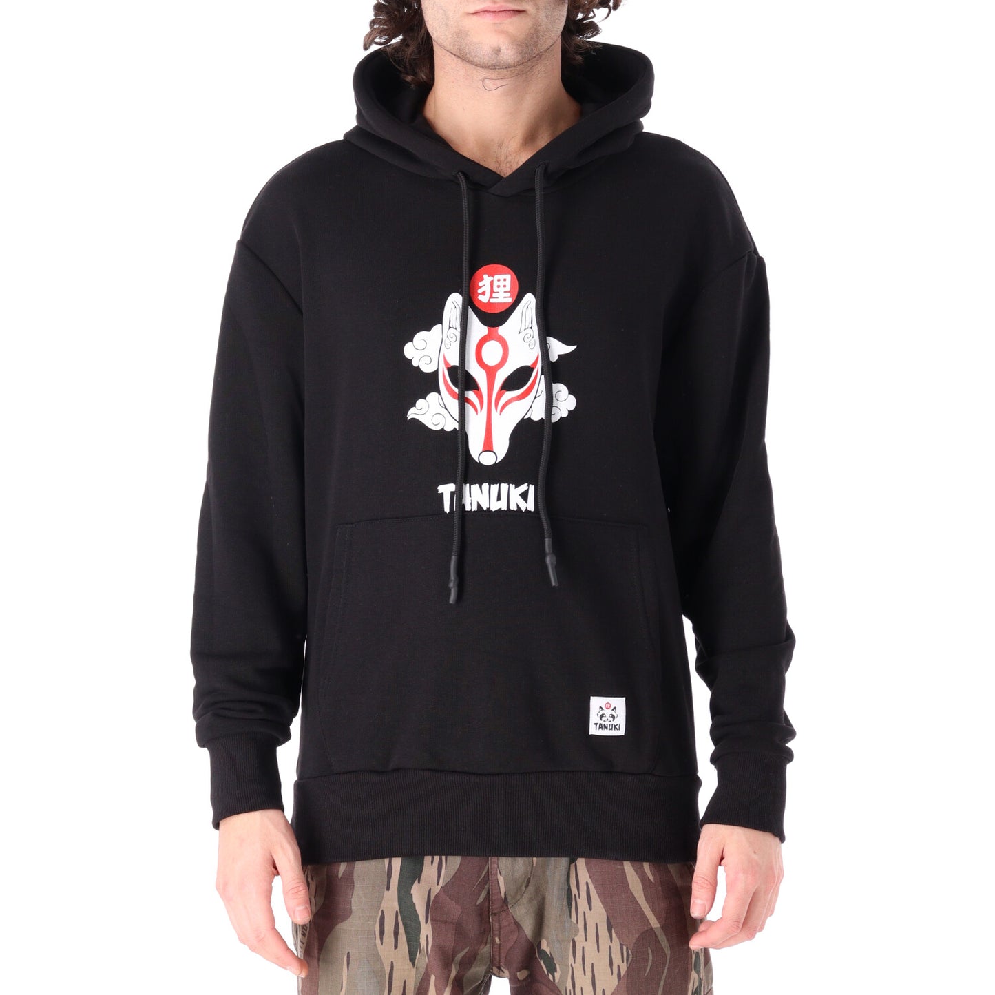 TANUKI FACE LOGO CAP SWEATSHIRT