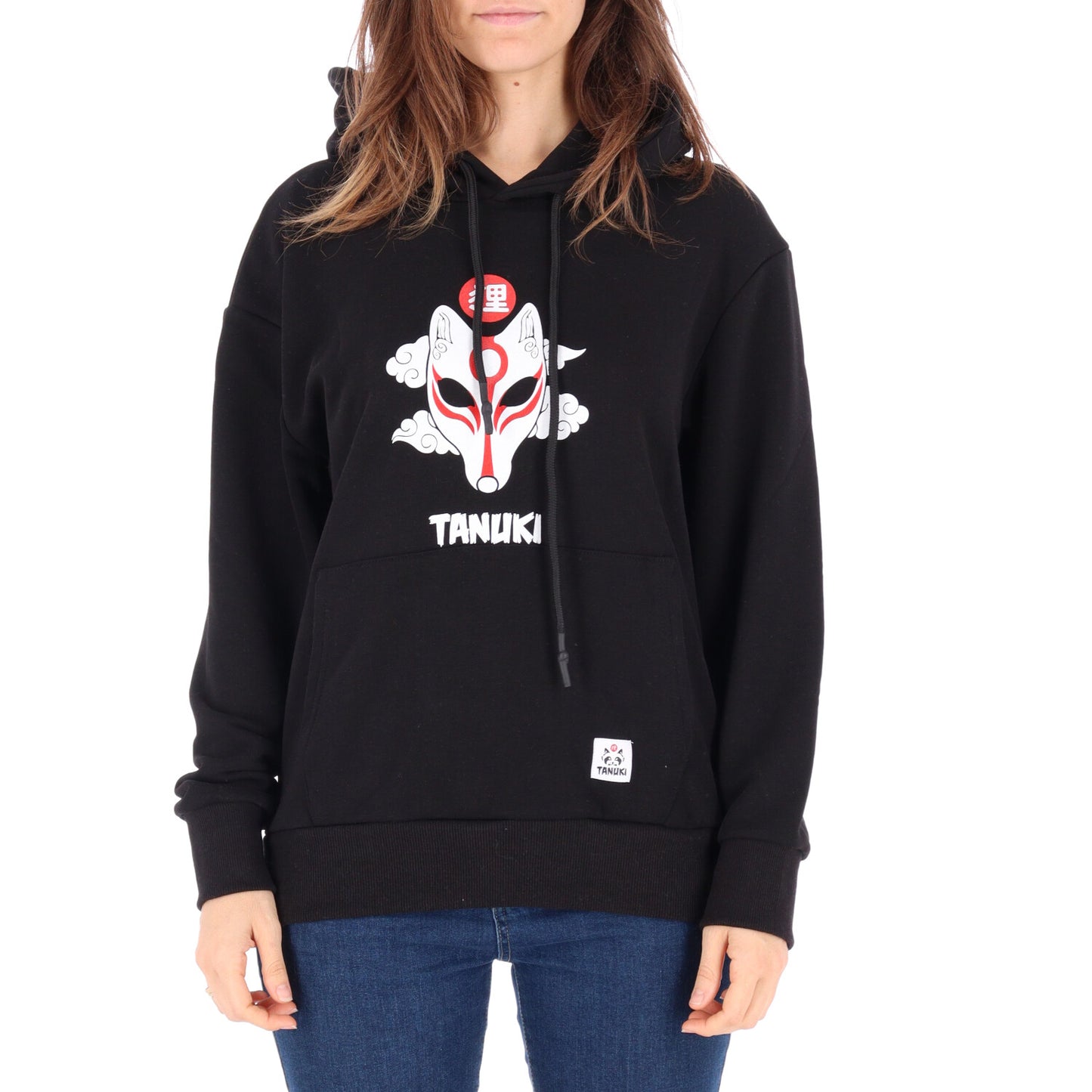 TANUKI FACE LOGO CAP SWEATSHIRT