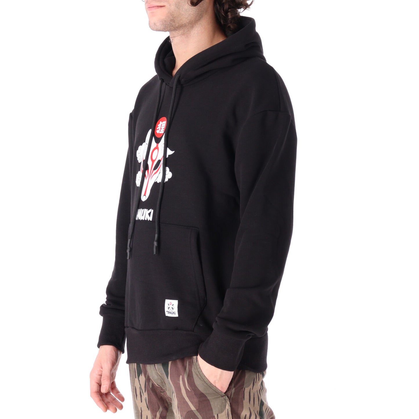 TANUKI FACE LOGO CAP SWEATSHIRT
