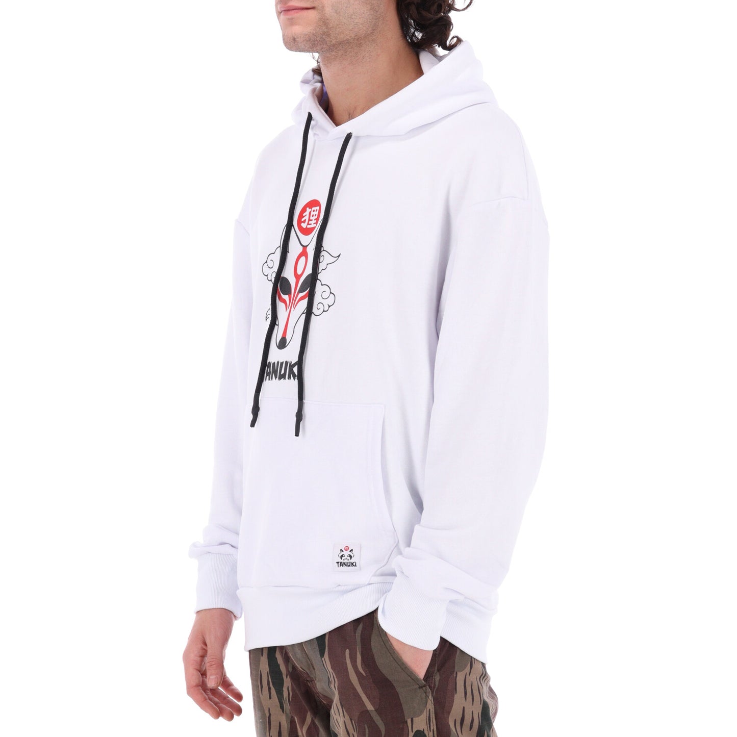TANUKI FACE LOGO CAP SWEATSHIRT