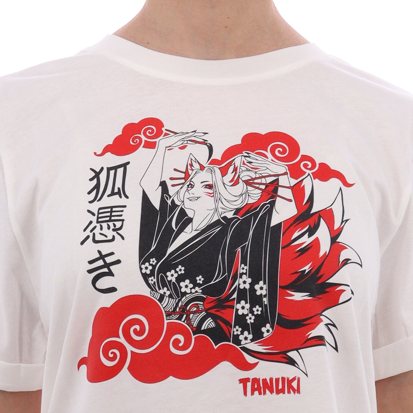 TANUKI CROP TEE KITSUNETSUKI