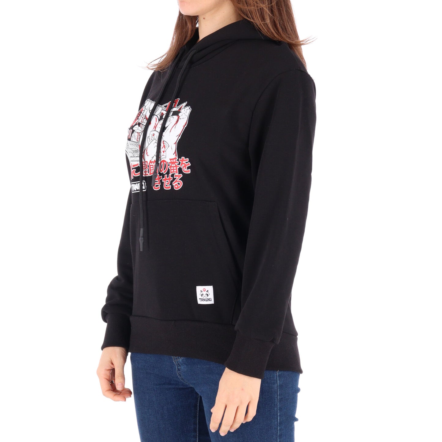 TANUKI FACE LOGO CAP SWEATSHIRT