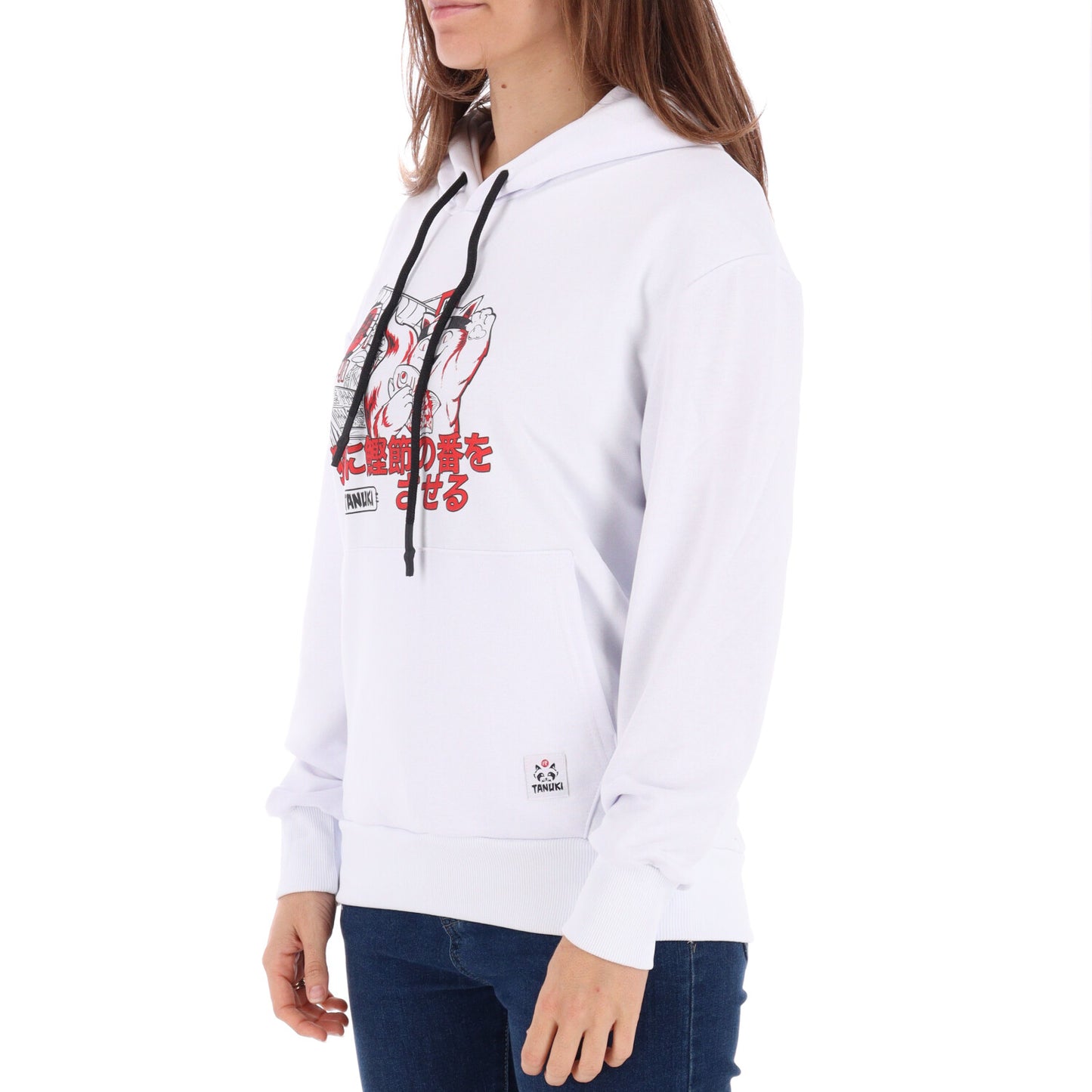 TANUKI FACE LOGO CAP SWEATSHIRT