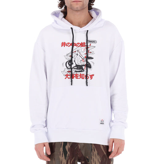 TANUKI FACE LOGO CAP SWEATSHIRT