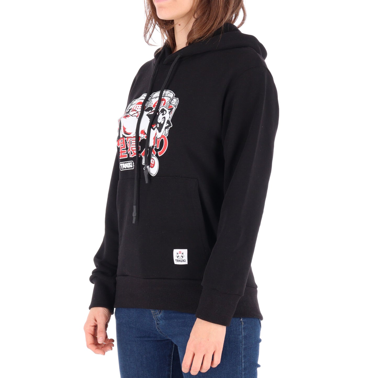 TANUKI FACE LOGO CAP SWEATSHIRT