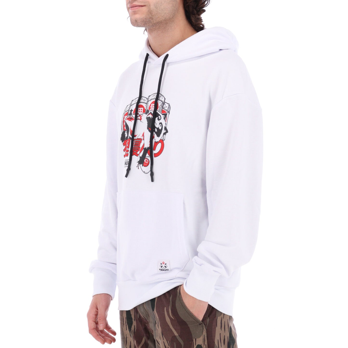 TANUKI FACE LOGO CAP SWEATSHIRT