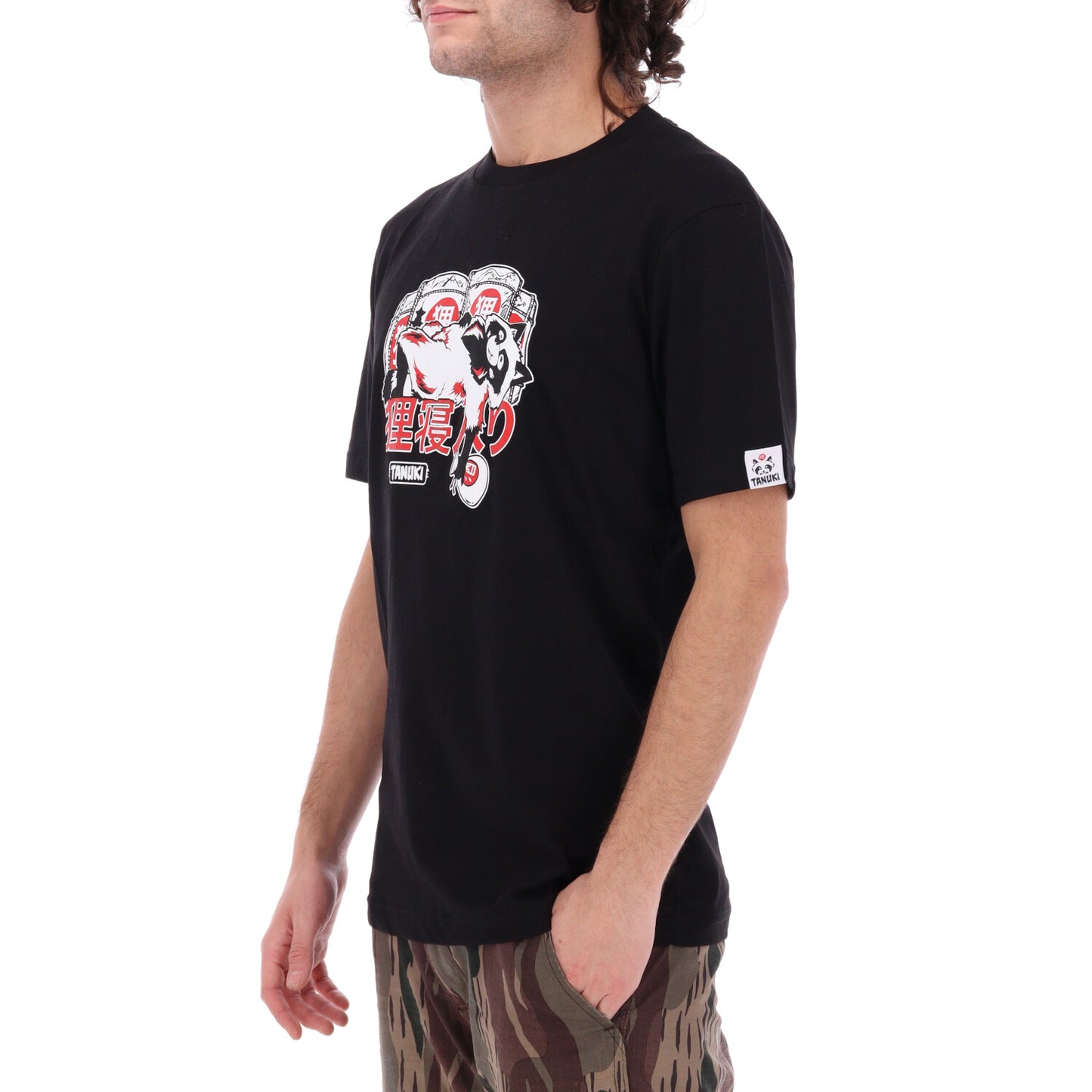 TANUKI FACE LOGO CAP SWEATSHIRT