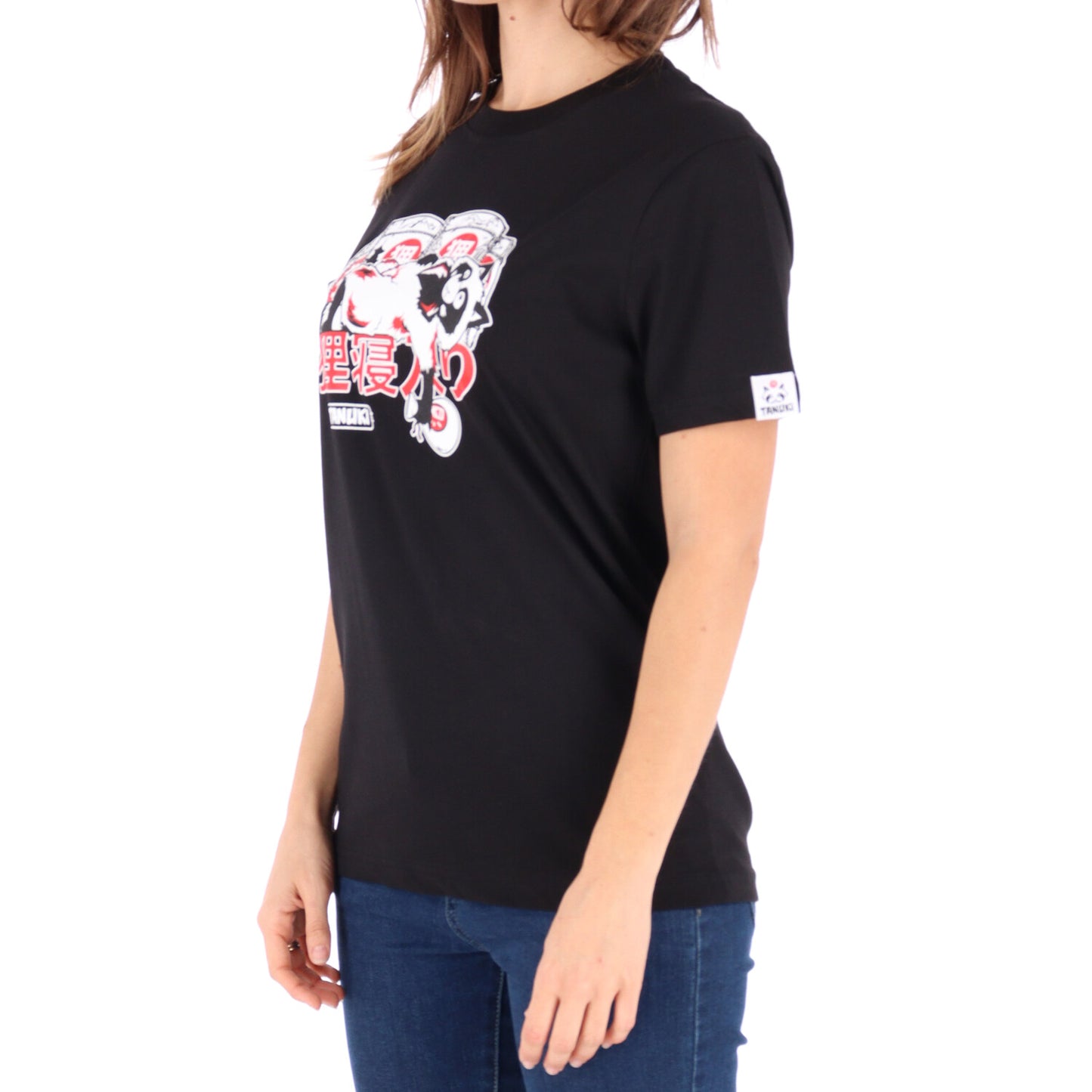 TANUKI FACE LOGO CAP SWEATSHIRT