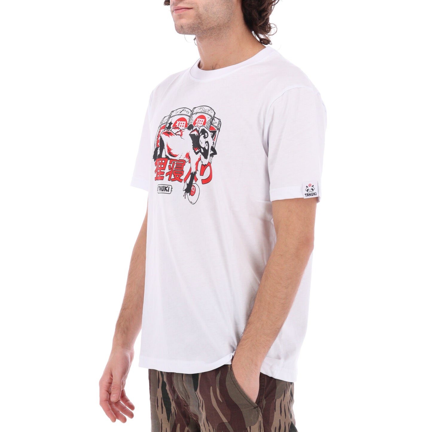 TANUKI FACE LOGO CAP SWEATSHIRT