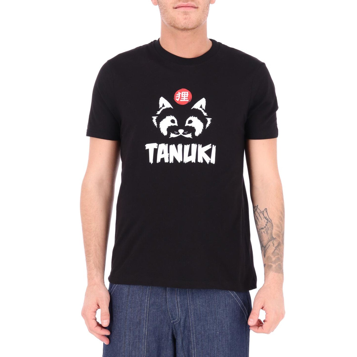 TANUKI T-SHIRT BIG FACE LOGO
