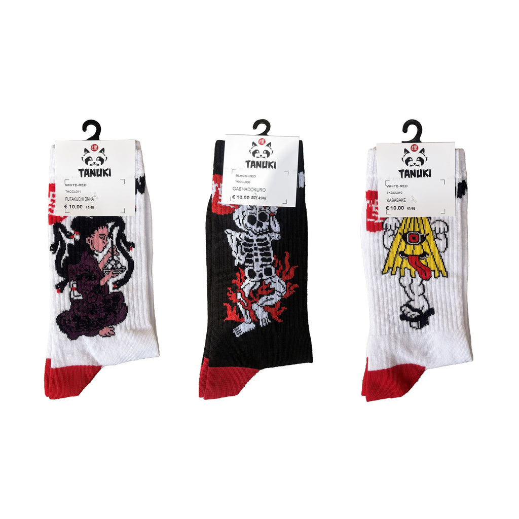 TANUKI JAPAN YOUKAI 3 PACK SOCKS
