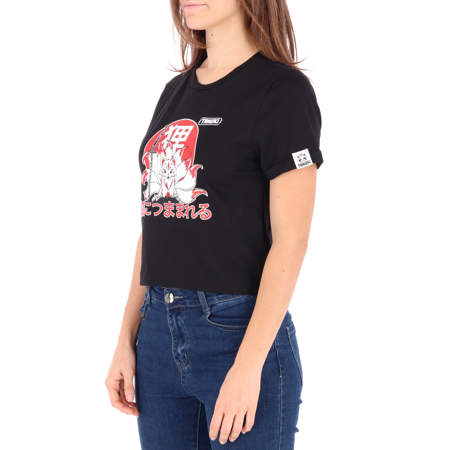 TANUKI CROP TEE KITSUNE WOMEN
