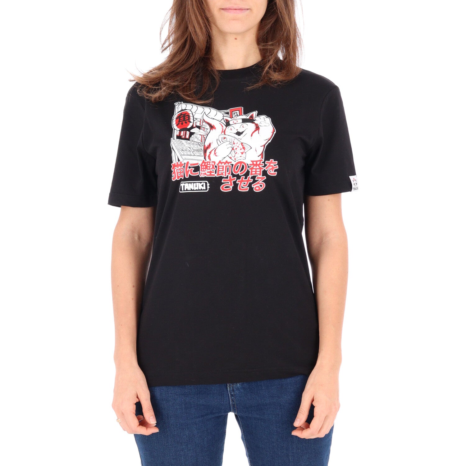 TANUKI FACE LOGO CAP SWEATSHIRT