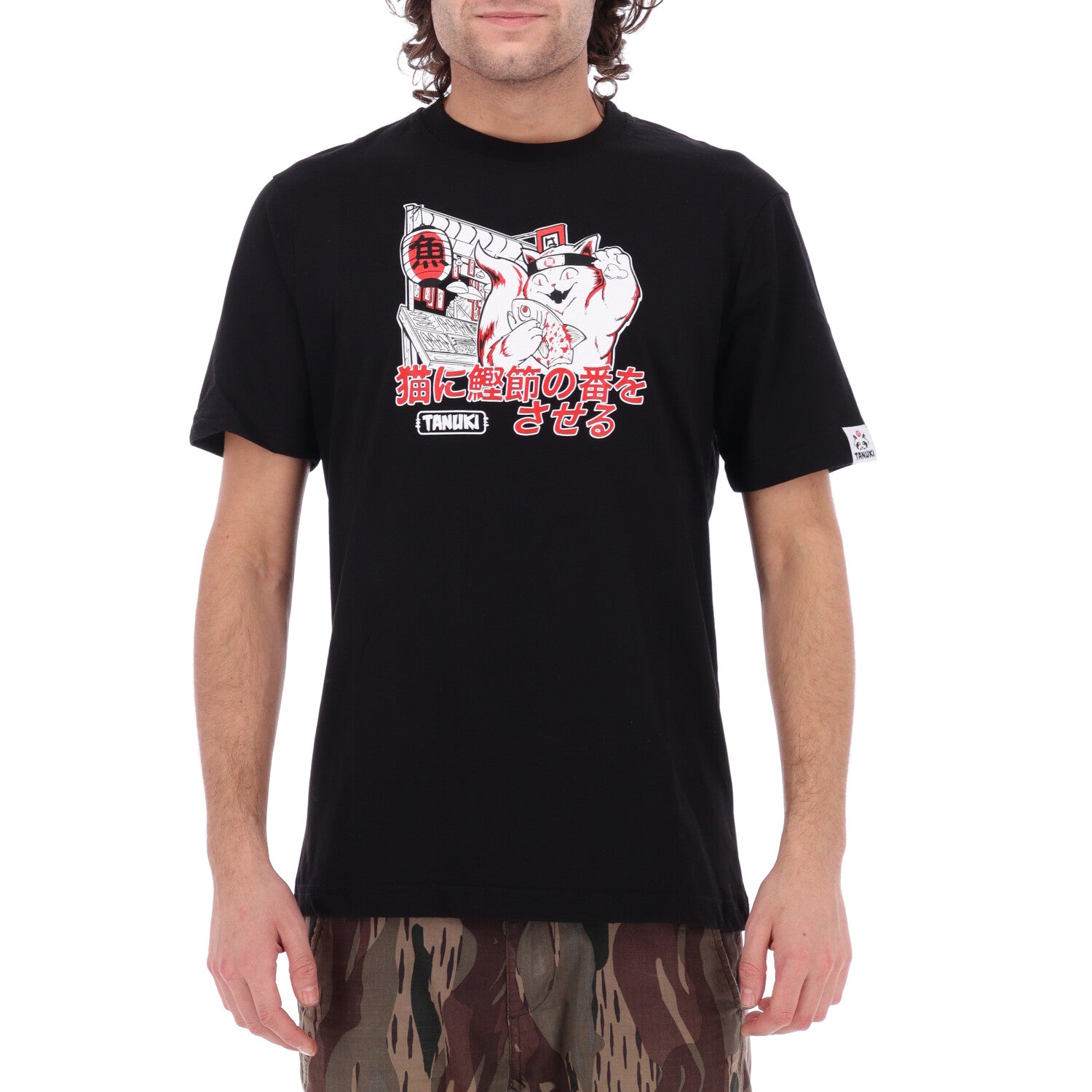 TANUKI FACE LOGO CAP SWEATSHIRT