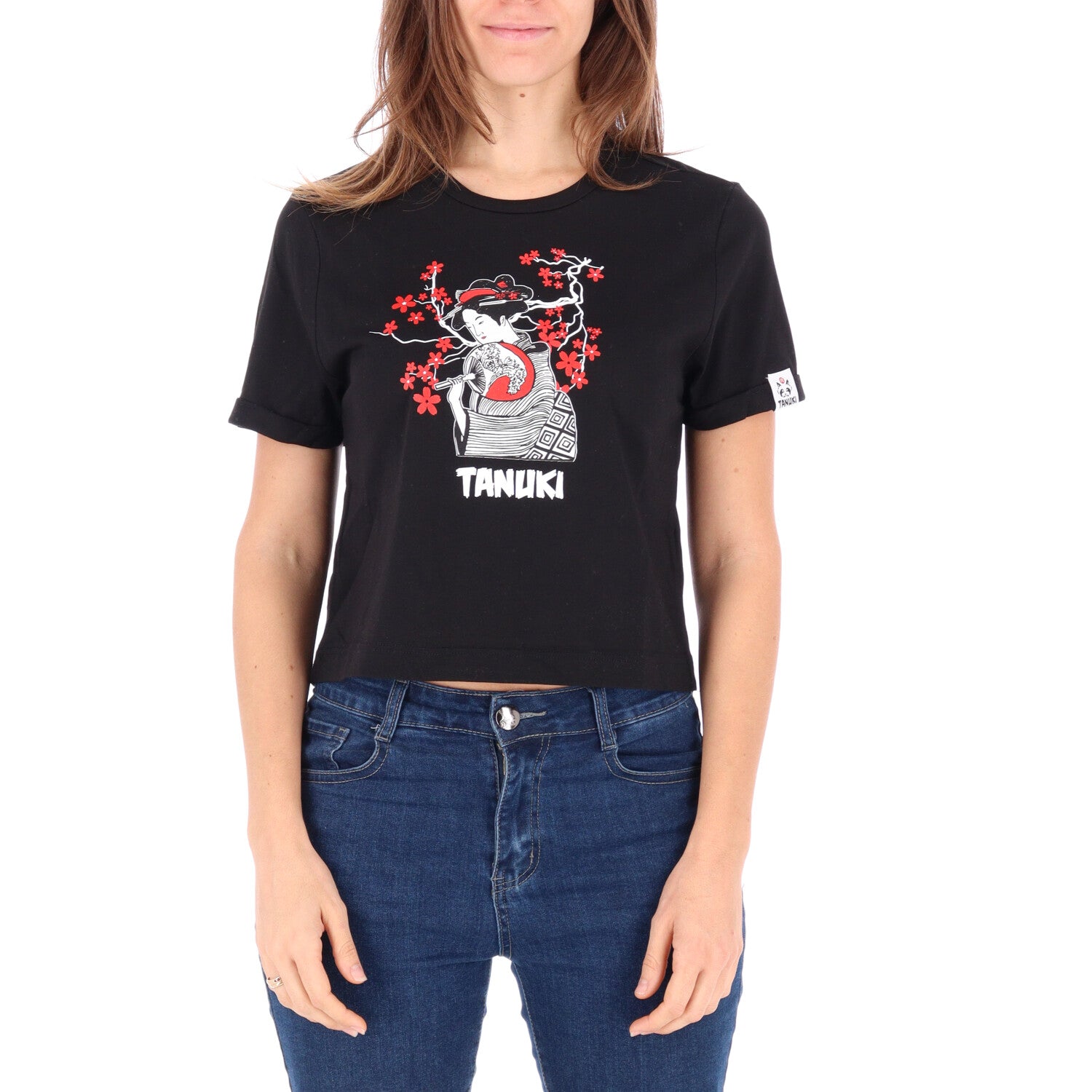 TANUKI CROP TEE GEISHA
