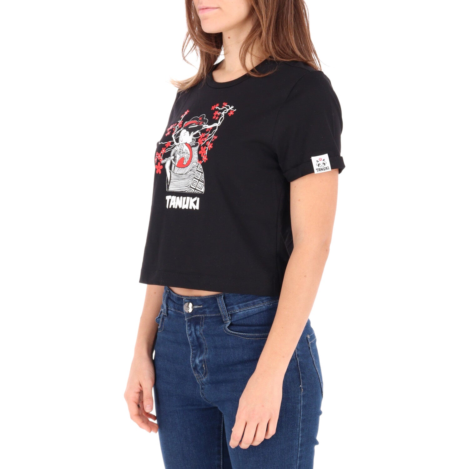 TANUKI CROP TEE GEISHA