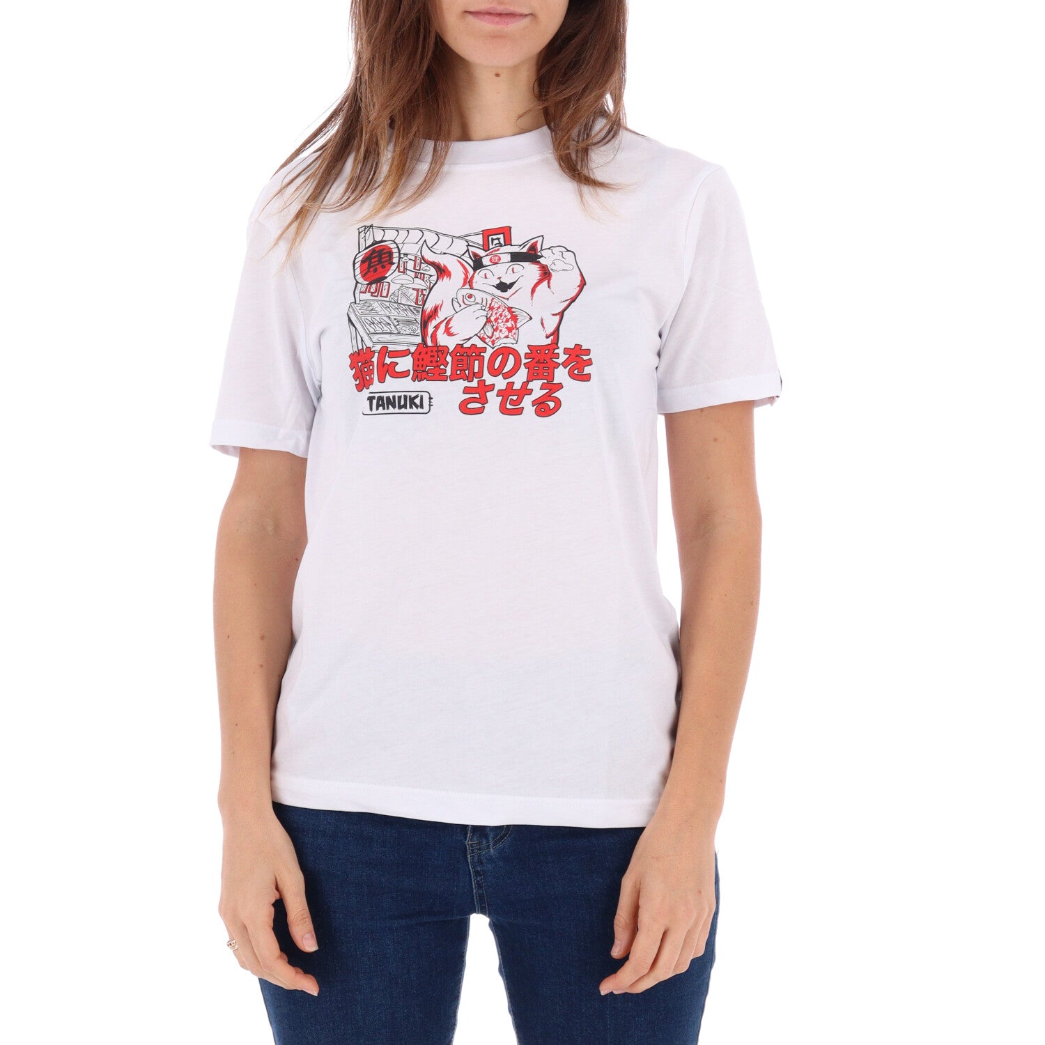 TANUKI FACE LOGO CAP SWEATSHIRT