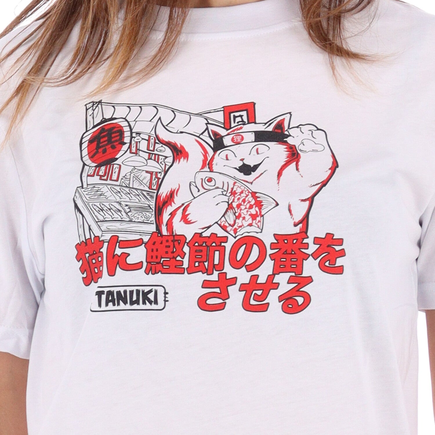 TANUKI FACE LOGO CAP SWEATSHIRT