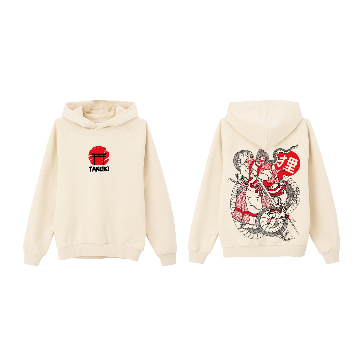 TANUKI RM VS RYUU CAP SWEATSHIRT