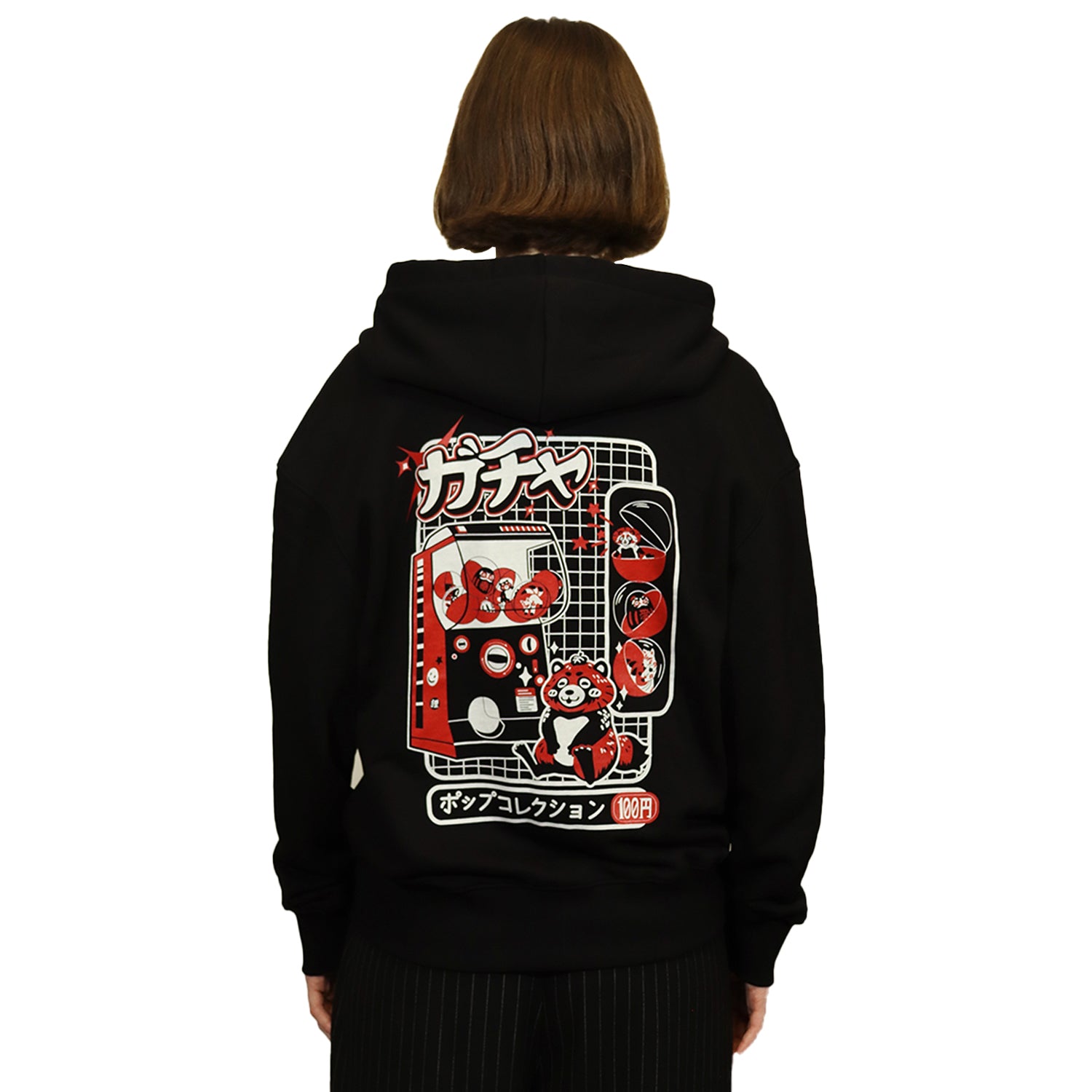 TANUKI FACE LOGO CAP SWEATSHIRT