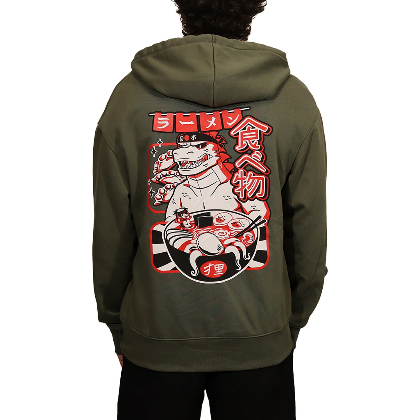 TANUKI FELPA CAP e ZIP GYOZILLA