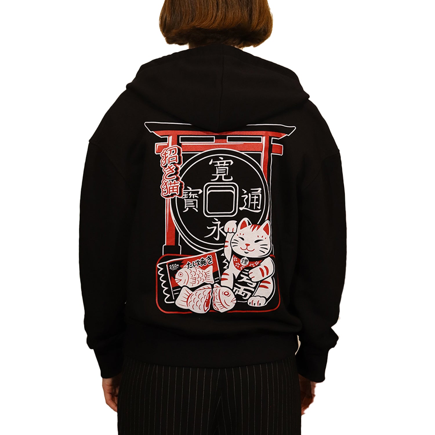 TANUKI FELPA CAP e ZIP SHOFUKU