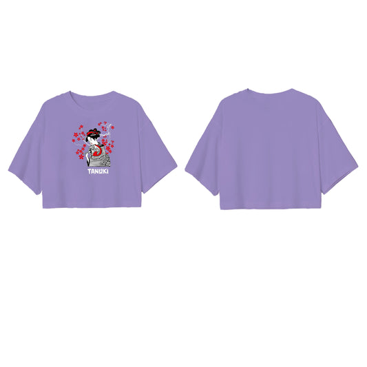 TANUKI CROP TEE GEISHA