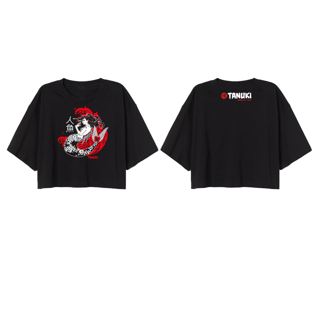 TANUKI CROP TEE NINGYO