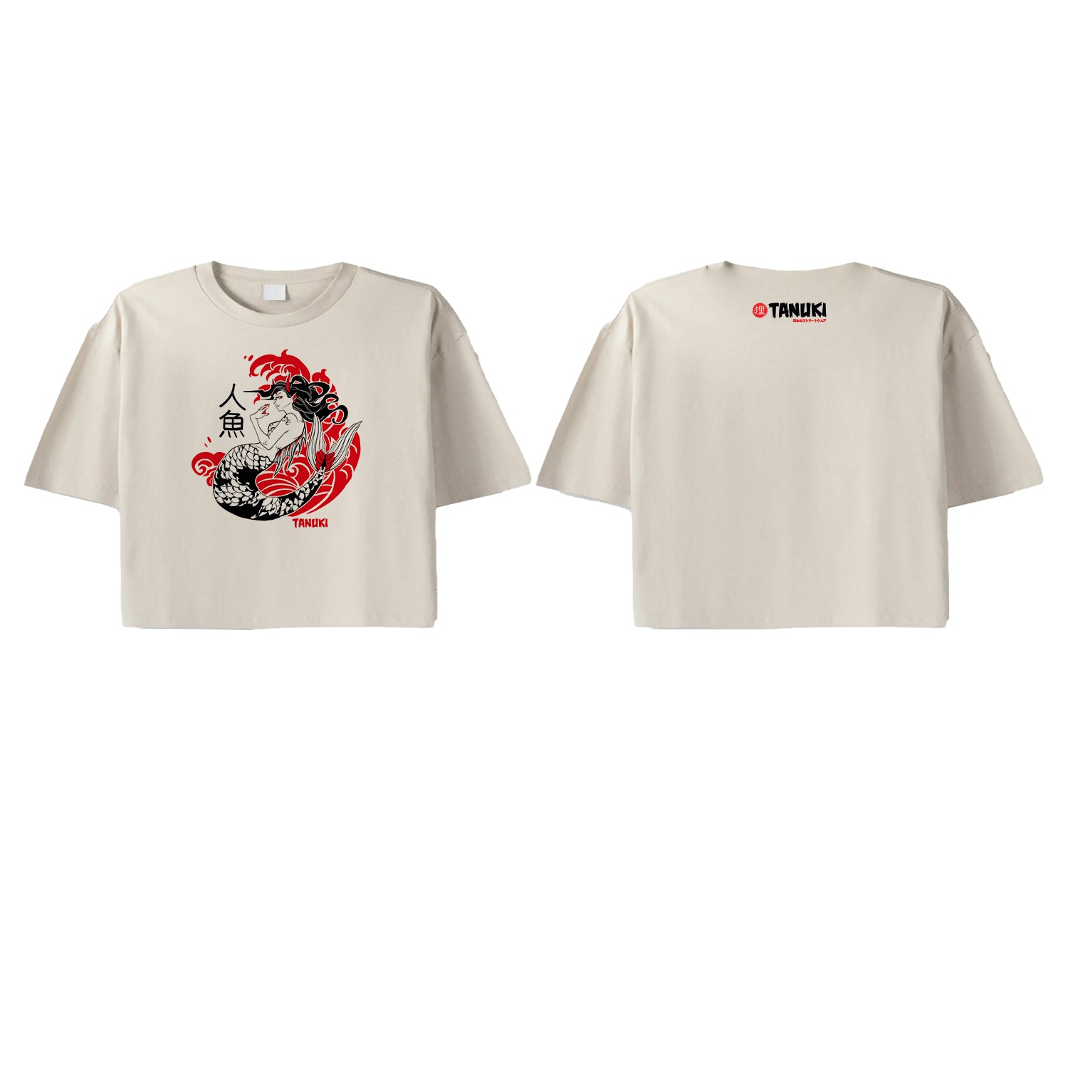 TANUKI CROP TEE NINGYO